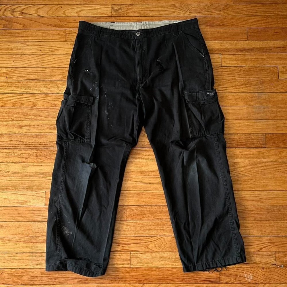 Thrashed & Faded Wrangler Cargo Pants